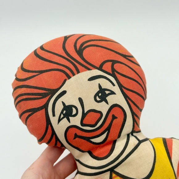 VINTAGE 1983 RONALD MCDONALD Advertising Mascot Plush Figure Doll McDonald’s - Picture 2 of 7